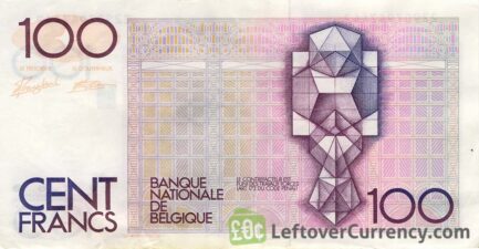 100 Belgian Francs banknote (Hendrik Beyaert)