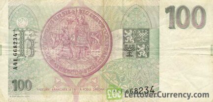 100 Czech Koruna banknote series 1993