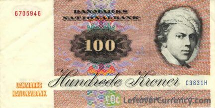 100 Danish Kroner banknote (Jens Juel)
