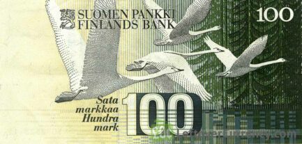 100 Finnish Markkaa banknote (Jean Sibelius)