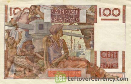 100 French Francs banknote (Jeune paysan)