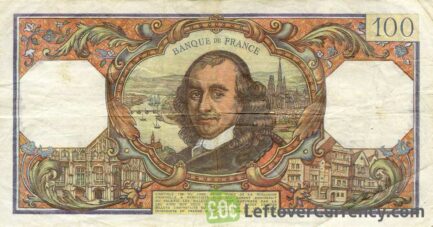 100 French Francs banknote (Pierre Corneille)