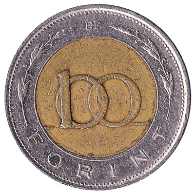 100 Hungarian Forints coin