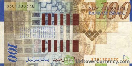 100 Israeli New Sheqalim banknote (Itzhak Ben-Zvi)
