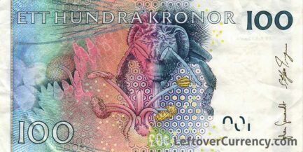 100 Swedish Kronor banknote (Carl von Linne)