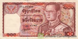 100 Thai Baht banknote (King Rama IV Field Marshal)