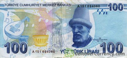 100 Turkish Lira banknote (9th emission group 2009)