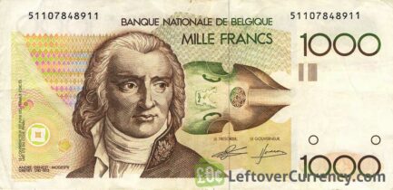 1000 Belgian Francs banknote (Andre Gretry)