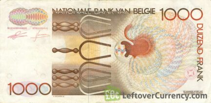 1000 Belgian Francs banknote (Andre Gretry)