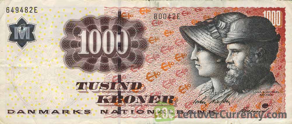 1000 Danish Kroner banknote (Michael Ancher)