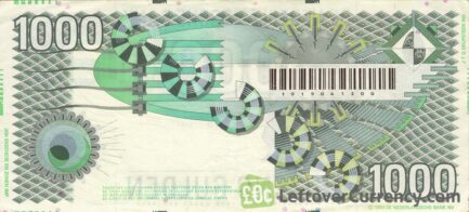 1000 Dutch Guilders banknote (Kievit 1994)