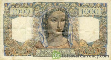 1000 French Francs banknote (Minerva et Hercules)