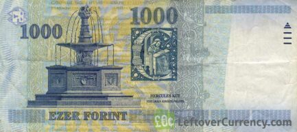 1000 Hungarian Forints banknote (King Matyas 1998-1999 series)