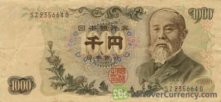 1000 Japanese Yen banknote (Hirobumi Ito)