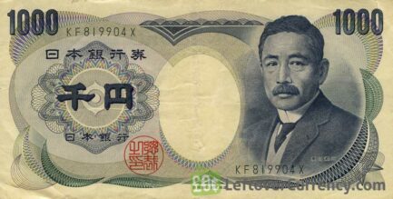 1000 Japanese Yen banknote (Soseki Natsume)