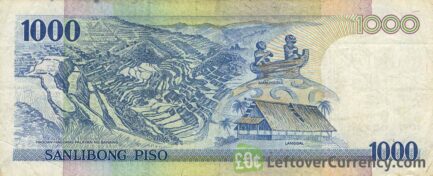 1000 Philippine Peso banknote (Santos Escoda Lim)