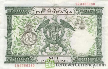 1000 Spanish Pesetas banknote (Reyes Catolicos)