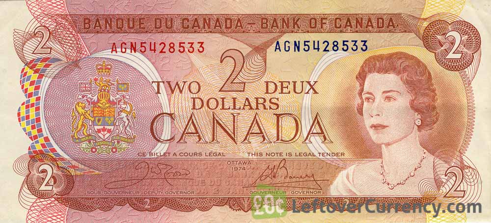 2 Canadian Dollars banknote (inuit Scenes of Canada)
