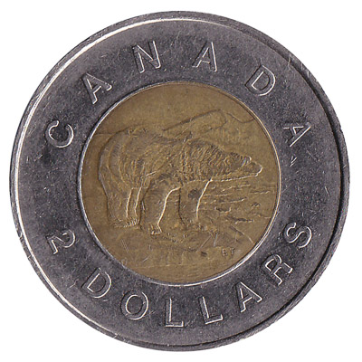 2 Canadian Dollars coin (toonie)