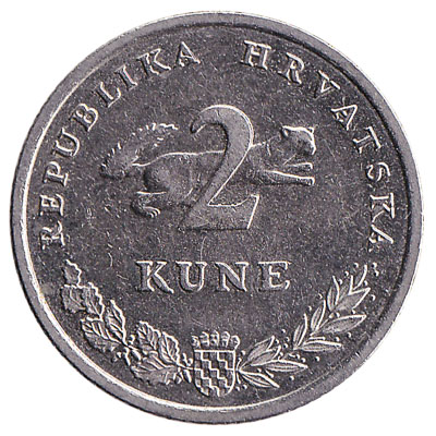 2 Croatian Kuna coin