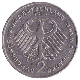 2 Deutsche Marks coin