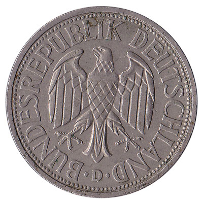 2 Deutsche Marks coin (type 1951)