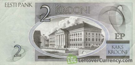 2 Estonian Krooni banknote (Karl Ernst von Baer)