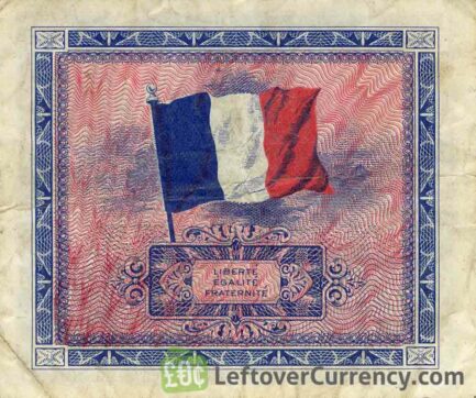 2 French Francs banknote (Allied Military Currency 1944)