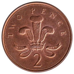 2 Pence coin Great Britain