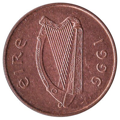 2 Pence coin Ireland