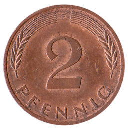 2 Pfennig coin Germany
