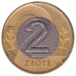 2 Polish Zloty coin