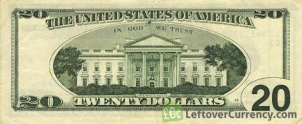 20 American Dollars banknote series 1996