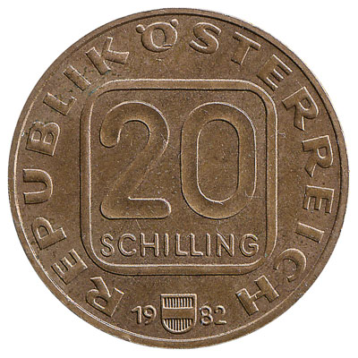 20 Austrian Schilling coin