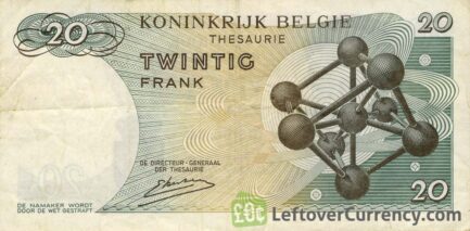 20 Belgian Francs Treasury banknote (King Baudouin I)