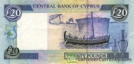 20 Cypriot Pounds banknote series 1997