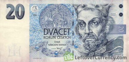 20 Czech Koruna banknote (King Premysl Otakar I)