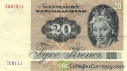 20 Danish Kroner banknote (Pauline Tutein)