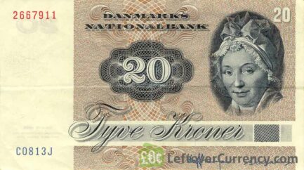 20 Danish Kroner banknote (Pauline Tutein)