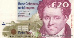20 Irish Pounds banknote (Daniel O'Connell)