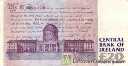 20 Irish Pounds banknote (Daniel O'Connell)