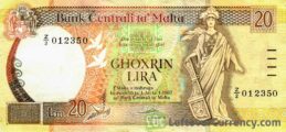 20 Maltese Lira banknote