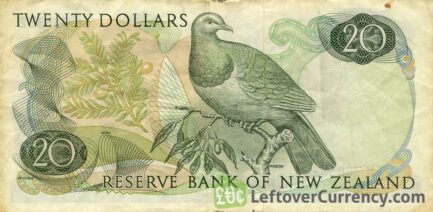 20 New Zealand Dollars banknote series 1967