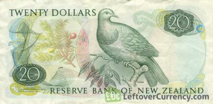 20 New Zealand Dollars banknote series 1981