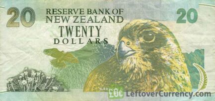 20 New Zealand Dollars banknote series 1992