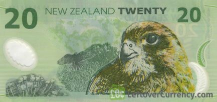20 New Zealand Dollars banknote series 1999