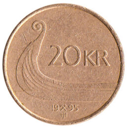 20 Norwegian Kroner coin