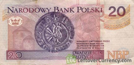20 Polish Zloty banknote (King Boleslaw I Chrobry)