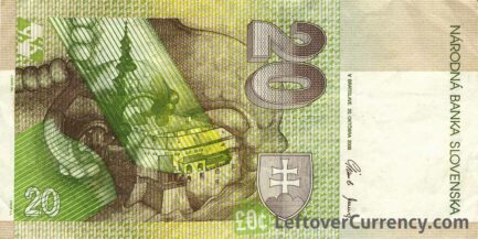 20 Slovak Koruna banknote (Prince Pribina)