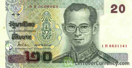 20 Thai Baht banknote (Mature King Rama IX)